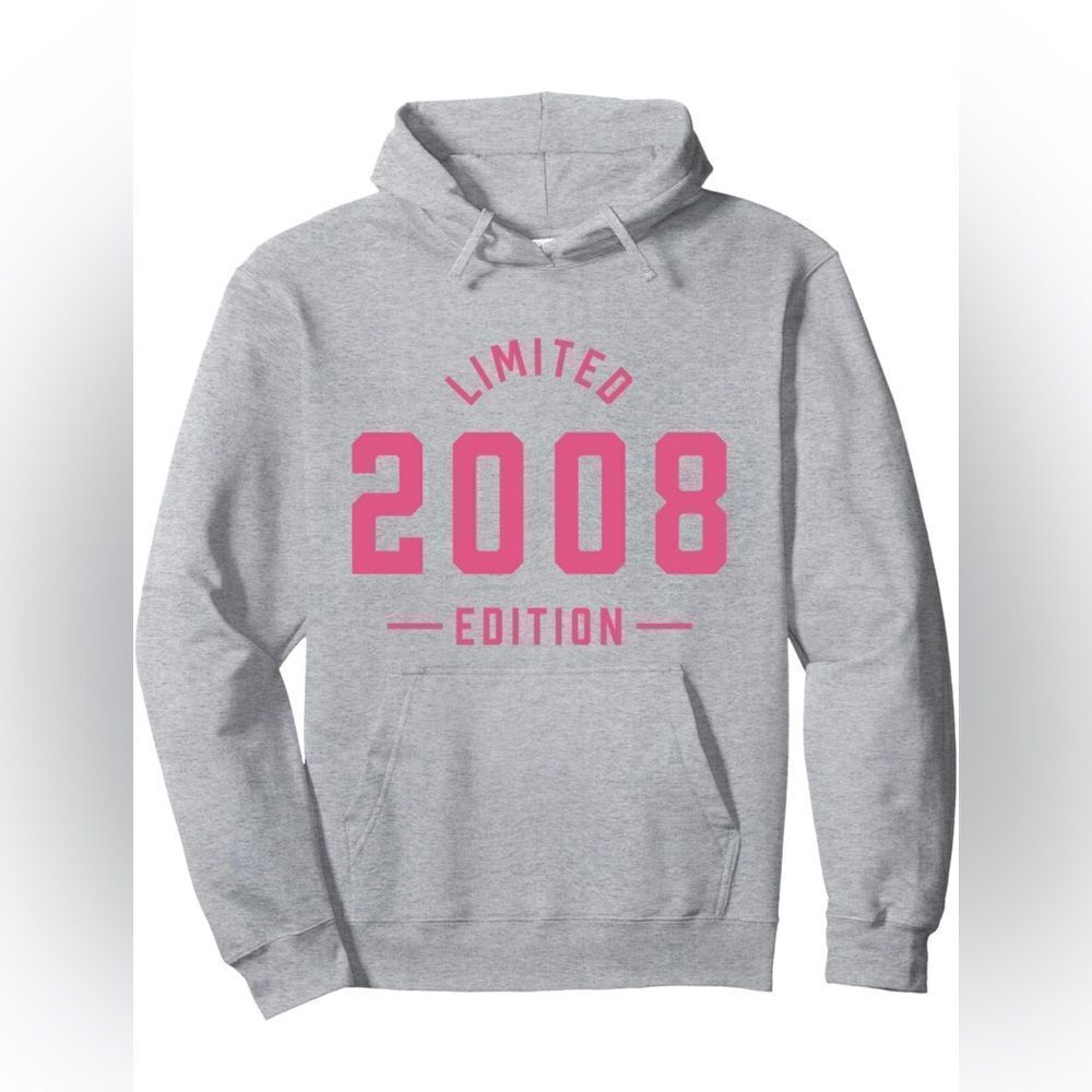 Pink and Grey limited edition 2008 hoodie
